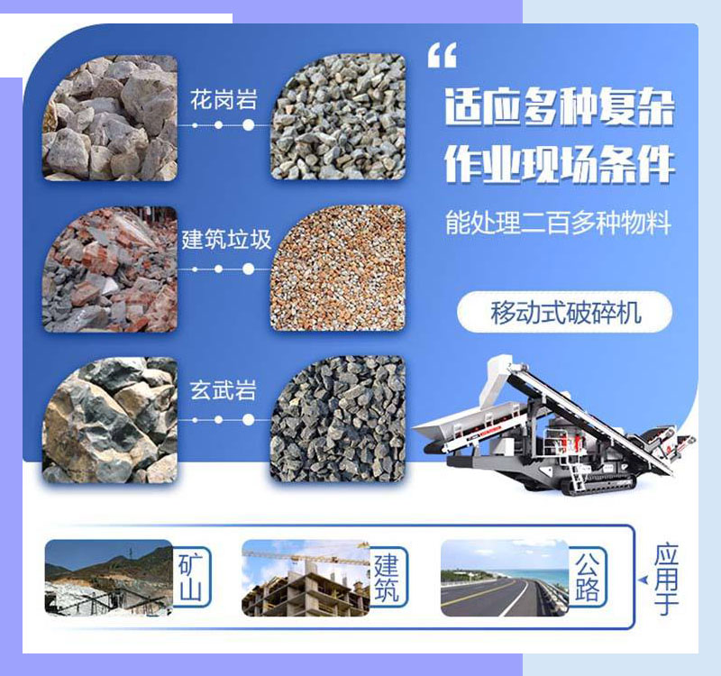 处理物料及应用