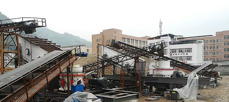 江苏南京年产100万方鹅卵石制砂生产线
