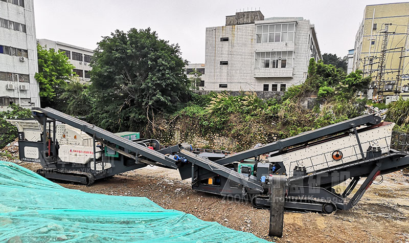 履带式建筑垃圾破碎筛分站