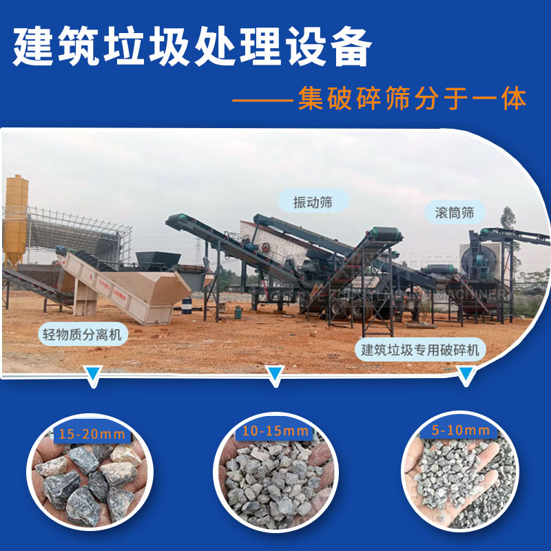 破碎筛分物料